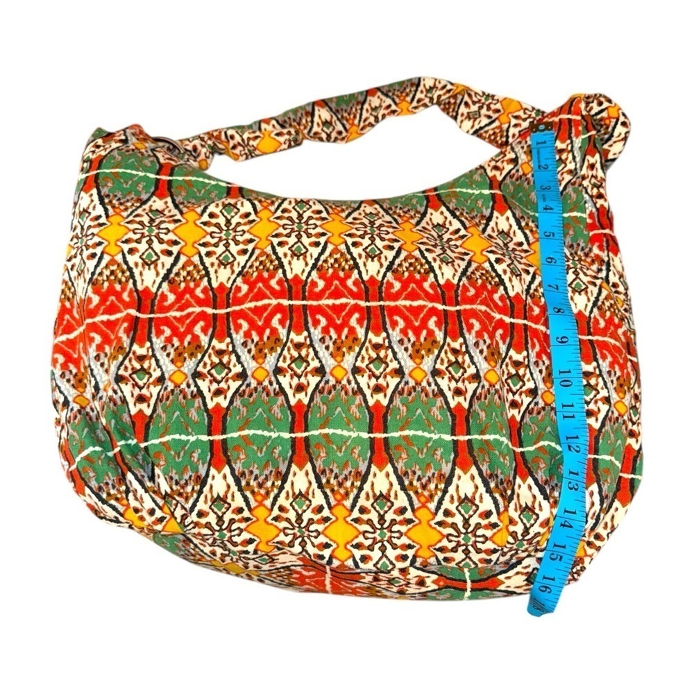 Thai Style Hobo Sling Shoulder Bag  Hippie Purse Bohemian Cotton Stitched - Picture 8 of 13
